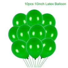 Load image into Gallery viewer, FENGRISE Jungle Party Palm Leaf Balloons Birthday party Supply Tropical Luau Summer Safari Party Decor Hawaii Party Decorations