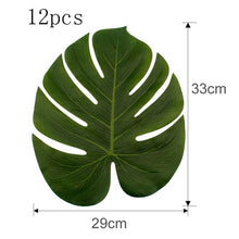 Load image into Gallery viewer, FENGRISE Jungle Party Palm Leaf Balloons Birthday party Supply Tropical Luau Summer Safari Party Decor Hawaii Party Decorations