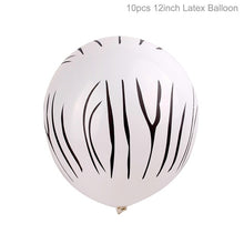 Load image into Gallery viewer, FENGRISE Jungle Party Palm Leaf Balloons Birthday party Supply Tropical Luau Summer Safari Party Decor Hawaii Party Decorations