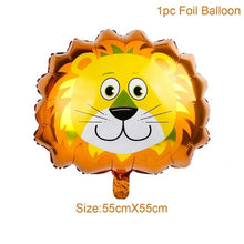 Load image into Gallery viewer, FENGRISE Jungle Party Palm Leaf Balloons Birthday party Supply Tropical Luau Summer Safari Party Decor Hawaii Party Decorations