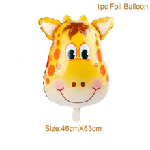 Load image into Gallery viewer, FENGRISE Jungle Party Palm Leaf Balloons Birthday party Supply Tropical Luau Summer Safari Party Decor Hawaii Party Decorations