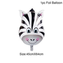 Load image into Gallery viewer, FENGRISE Jungle Party Palm Leaf Balloons Birthday party Supply Tropical Luau Summer Safari Party Decor Hawaii Party Decorations