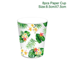Load image into Gallery viewer, FENGRISE Jungle Party Palm Leaf Balloons Birthday party Supply Tropical Luau Summer Safari Party Decor Hawaii Party Decorations