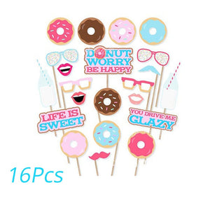 Wooden Wall Holds Donut Boards Stand Hanging Donuts Table Wedding Decoration Accessories Baby Shower Kids Birthday Party Decor