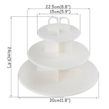 Load image into Gallery viewer, 3 Tiers Lollipop Cake Stand Wedding Decoration Donut Wall Lolly Display Stand Holder Baby Shower Birthday Party Dessert Supplies