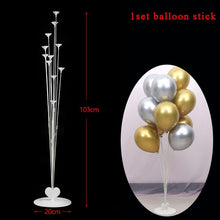 Load image into Gallery viewer, Wedding Balloons Decoration Balloon Stand Holder Column Stick Baloon Hawaii Tropical Party Balons Birthday Decor Baby Shower