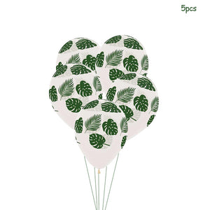 Wedding Balloons Decoration Balloon Stand Holder Column Stick Baloon Hawaii Tropical Party Balons Birthday Decor Baby Shower