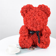 Load image into Gallery viewer, 2019 Hot Sale 40cm Bear of Roses Artificial Flowers Home Wedding Festival DIY Cheap Wedding Decoration Gift Box Wreath Crafts