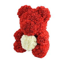 Load image into Gallery viewer, 2019 Hot Sale 40cm Bear of Roses Artificial Flowers Home Wedding Festival DIY Cheap Wedding Decoration Gift Box Wreath Crafts