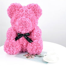 Load image into Gallery viewer, 2019 Hot Sale 40cm Bear of Roses Artificial Flowers Home Wedding Festival DIY Cheap Wedding Decoration Gift Box Wreath Crafts