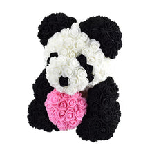 Load image into Gallery viewer, 2019 Hot Sale 40cm Bear of Roses Artificial Flowers Home Wedding Festival DIY Cheap Wedding Decoration Gift Box Wreath Crafts