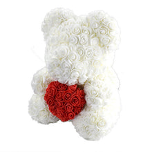Load image into Gallery viewer, 2019 Hot Sale 40cm Bear of Roses Artificial Flowers Home Wedding Festival DIY Cheap Wedding Decoration Gift Box Wreath Crafts