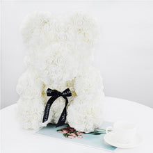 Load image into Gallery viewer, 2019 Hot Sale 40cm Bear of Roses Artificial Flowers Home Wedding Festival DIY Cheap Wedding Decoration Gift Box Wreath Crafts