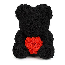 Load image into Gallery viewer, 2019 Hot Sale 40cm Bear of Roses Artificial Flowers Home Wedding Festival DIY Cheap Wedding Decoration Gift Box Wreath Crafts