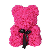 Load image into Gallery viewer, 2019 Hot Sale 40cm Bear of Roses Artificial Flowers Home Wedding Festival DIY Cheap Wedding Decoration Gift Box Wreath Crafts