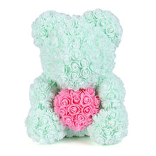 Load image into Gallery viewer, 2019 Hot Sale 40cm Bear of Roses Artificial Flowers Home Wedding Festival DIY Cheap Wedding Decoration Gift Box Wreath Crafts