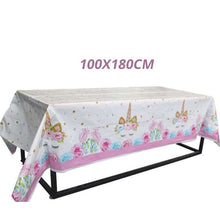 Load image into Gallery viewer, 100pcs DIY Wedding Birthday Party Sweet Cellophane Clear Candy Storage Bags Cookies Lollipops Cake Packaging Unicorn Decoration