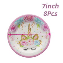 Load image into Gallery viewer, 100pcs DIY Wedding Birthday Party Sweet Cellophane Clear Candy Storage Bags Cookies Lollipops Cake Packaging Unicorn Decoration