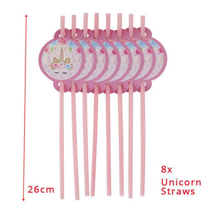 100pcs DIY Wedding Birthday Party Sweet Cellophane Clear Candy Storage Bags Cookies Lollipops Cake Packaging Unicorn Decoration