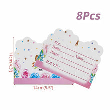 Load image into Gallery viewer, 100pcs DIY Wedding Birthday Party Sweet Cellophane Clear Candy Storage Bags Cookies Lollipops Cake Packaging Unicorn Decoration