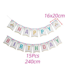 Load image into Gallery viewer, 100pcs DIY Wedding Birthday Party Sweet Cellophane Clear Candy Storage Bags Cookies Lollipops Cake Packaging Unicorn Decoration
