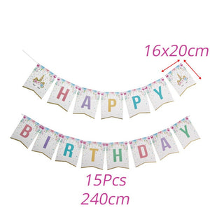 100pcs DIY Wedding Birthday Party Sweet Cellophane Clear Candy Storage Bags Cookies Lollipops Cake Packaging Unicorn Decoration