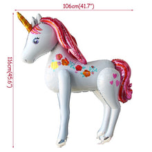 Load image into Gallery viewer, 100pcs DIY Wedding Birthday Party Sweet Cellophane Clear Candy Storage Bags Cookies Lollipops Cake Packaging Unicorn Decoration