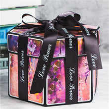 Load image into Gallery viewer, Wedding Valentine&#39;s Day DIY Surprise Love Explosion Box Gift Boyfriend Propose Props Photo Album Scrapbook Anniversary Gifts