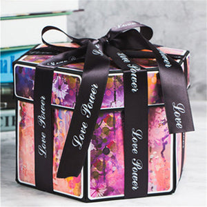 Wedding Valentine's Day DIY Surprise Love Explosion Box Gift Boyfriend Propose Props Photo Album Scrapbook Anniversary Gifts