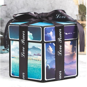 Wedding Valentine's Day DIY Surprise Love Explosion Box Gift Boyfriend Propose Props Photo Album Scrapbook Anniversary Gifts