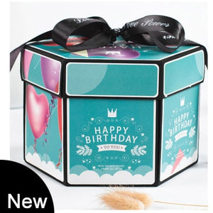 Wedding Valentine's Day DIY Surprise Love Explosion Box Gift Boyfriend Propose Props Photo Album Scrapbook Anniversary Gifts