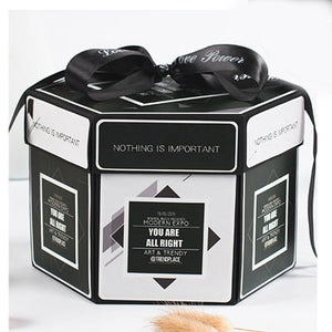 Wedding Valentine's Day DIY Surprise Love Explosion Box Gift Boyfriend Propose Props Photo Album Scrapbook Anniversary Gifts