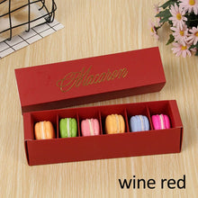 Load image into Gallery viewer, Macaron Packing  Box Beautifully Packaged Wedding Party Cake Storage Biscuit Paper Box Cake Decoration Baking Accessories