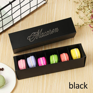 Macaron Packing  Box Beautifully Packaged Wedding Party Cake Storage Biscuit Paper Box Cake Decoration Baking Accessories