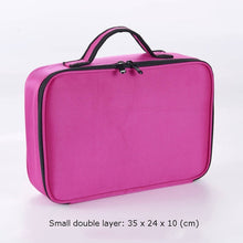 Load image into Gallery viewer, High Quality Professional Empty Makeup Organizer Bolso Mujer Cosmetic Case Travel Large Capacity Storage Bag Suitcases DMG