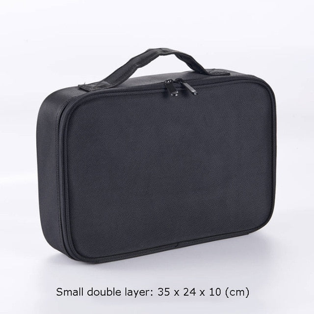 High Quality Professional Empty Makeup Organizer Bolso Mujer Cosmetic Case Travel Large Capacity Storage Bag Suitcases DMG