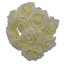 Load image into Gallery viewer, 10pcs 8cm Big Foam Flowers Artificial Rose Flower Bridal Bouquet Wedding Party Decoration DIY Scrapbooking Craft Fake Flower