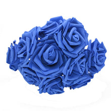Load image into Gallery viewer, 10pcs 8cm Big Foam Flowers Artificial Rose Flower Bridal Bouquet Wedding Party Decoration DIY Scrapbooking Craft Fake Flower