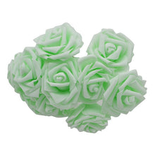 Load image into Gallery viewer, 10pcs 8cm Big Foam Flowers Artificial Rose Flower Bridal Bouquet Wedding Party Decoration DIY Scrapbooking Craft Fake Flower