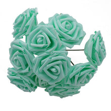 Load image into Gallery viewer, 10pcs 8cm Big Foam Flowers Artificial Rose Flower Bridal Bouquet Wedding Party Decoration DIY Scrapbooking Craft Fake Flower