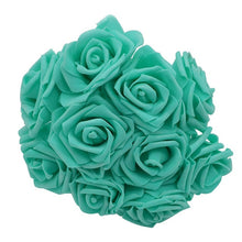 Load image into Gallery viewer, 10pcs 8cm Big Foam Flowers Artificial Rose Flower Bridal Bouquet Wedding Party Decoration DIY Scrapbooking Craft Fake Flower