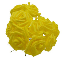 Load image into Gallery viewer, 10pcs 8cm Big Foam Flowers Artificial Rose Flower Bridal Bouquet Wedding Party Decoration DIY Scrapbooking Craft Fake Flower
