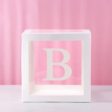 Load image into Gallery viewer, HUIRAN Girl Boy Baby Shower Decorations Transparent Box Baby 2 1st 1 One Birthday Party Decor Gift Babyshower Favors Supplies