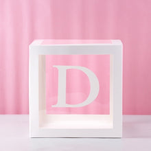Load image into Gallery viewer, HUIRAN Girl Boy Baby Shower Decorations Transparent Box Baby 2 1st 1 One Birthday Party Decor Gift Babyshower Favors Supplies