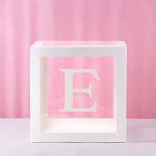 Load image into Gallery viewer, HUIRAN Girl Boy Baby Shower Decorations Transparent Box Baby 2 1st 1 One Birthday Party Decor Gift Babyshower Favors Supplies