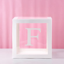 Load image into Gallery viewer, HUIRAN Girl Boy Baby Shower Decorations Transparent Box Baby 2 1st 1 One Birthday Party Decor Gift Babyshower Favors Supplies