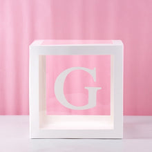 Load image into Gallery viewer, HUIRAN Girl Boy Baby Shower Decorations Transparent Box Baby 2 1st 1 One Birthday Party Decor Gift Babyshower Favors Supplies