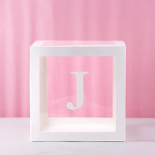 Load image into Gallery viewer, HUIRAN Girl Boy Baby Shower Decorations Transparent Box Baby 2 1st 1 One Birthday Party Decor Gift Babyshower Favors Supplies