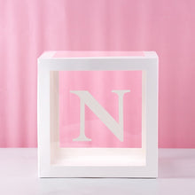 Load image into Gallery viewer, HUIRAN Girl Boy Baby Shower Decorations Transparent Box Baby 2 1st 1 One Birthday Party Decor Gift Babyshower Favors Supplies
