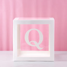 Load image into Gallery viewer, HUIRAN Girl Boy Baby Shower Decorations Transparent Box Baby 2 1st 1 One Birthday Party Decor Gift Babyshower Favors Supplies